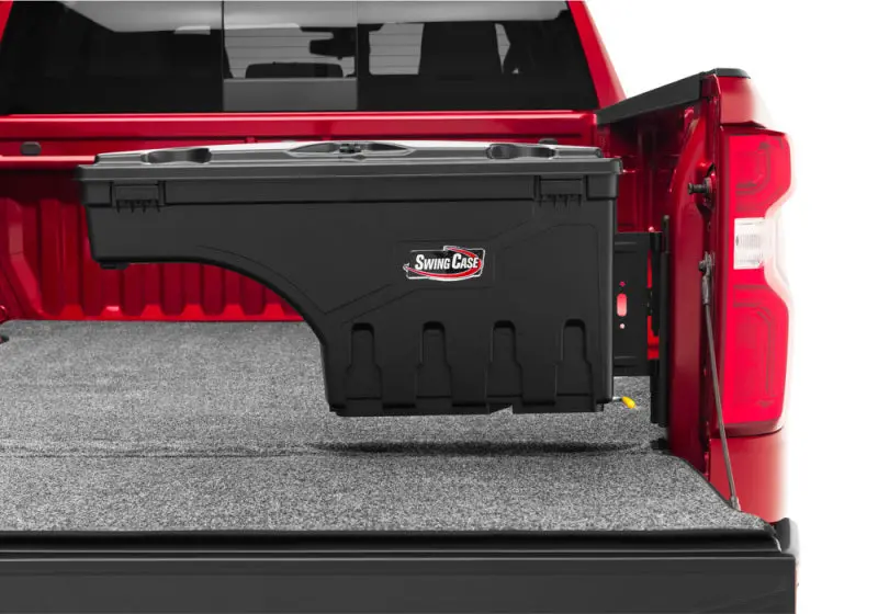 Undercover 16-17 Toyota Hilux Passengers Side Swing Case - Black Smooth 2