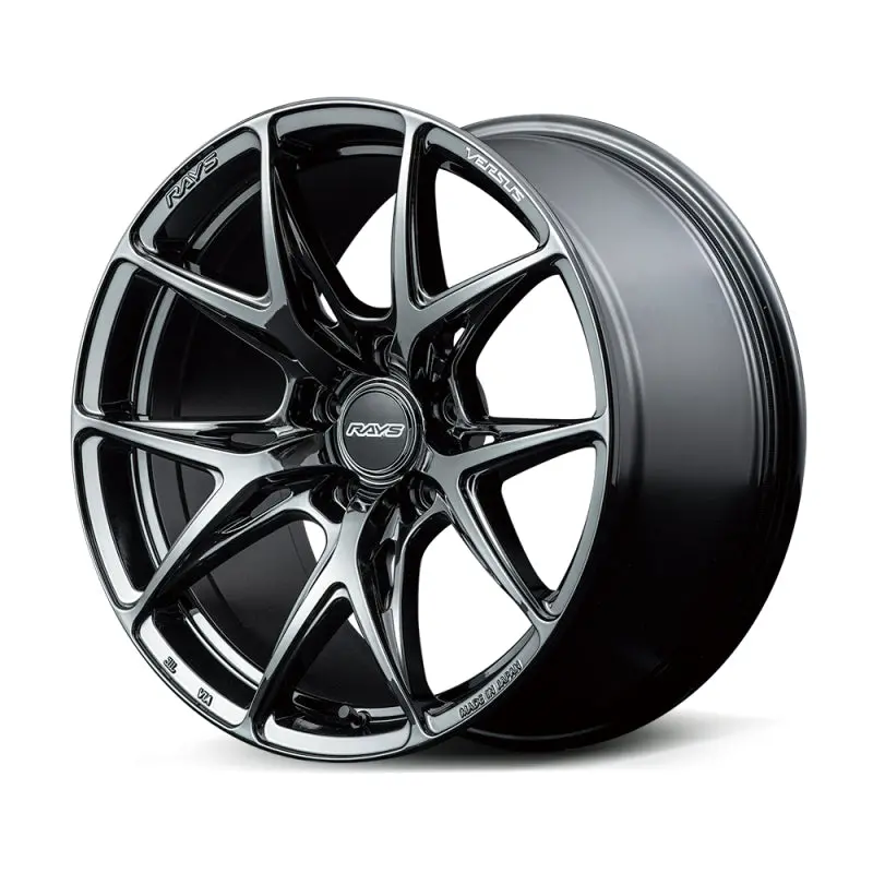 Versus Vv21S 19-Inch Jet Black Alloy Wheel – 8.0 Inches Wide, +48 Offset, 5X114.3 Bolt Pattern 1