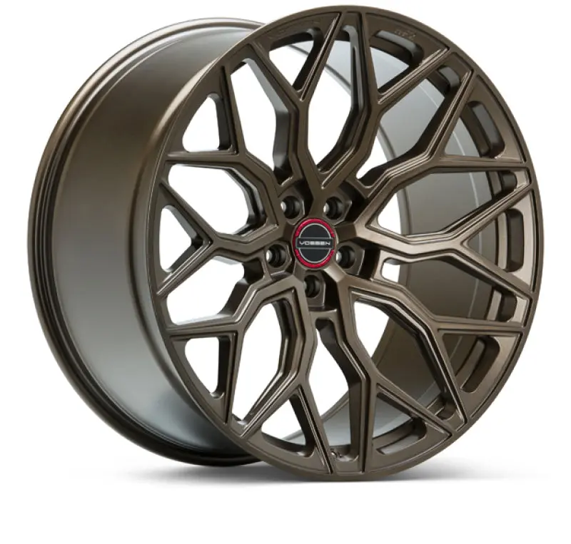 Vossen Hf-2 Forged Alloy Wheel – 22X11, 5X130, 71.6Mm Cb, Et50, Deep Concave, Satin Bronze Finish 1