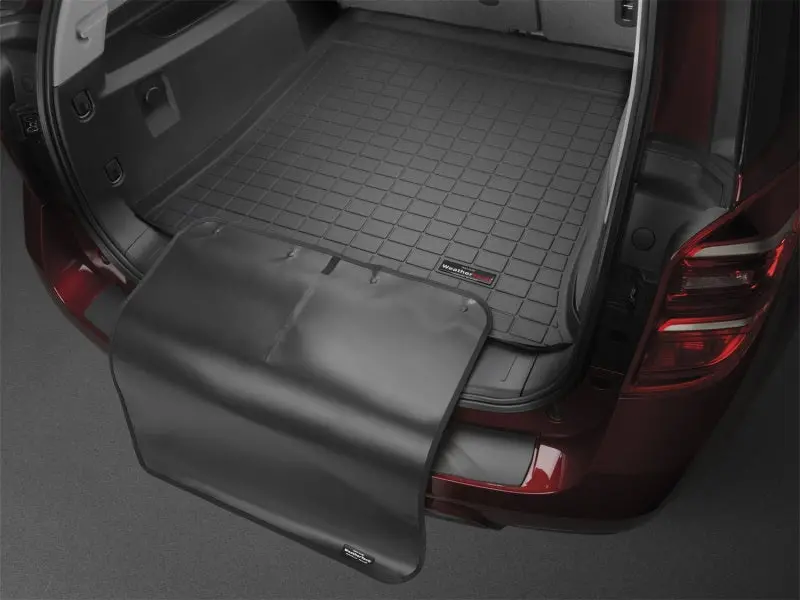 Weathertech Custom Cargo Liner With Bumper Protector For 2024 Hyundai Kona – Black, Includes Upper Cargo Floor Coverage 1