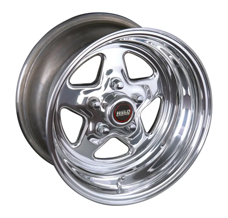 Weld Prostar 15X7 Polished Aluminum Wheel – 5X4.5" Bolt Pattern, 3.5" Backspace, Non-Beadlock 1