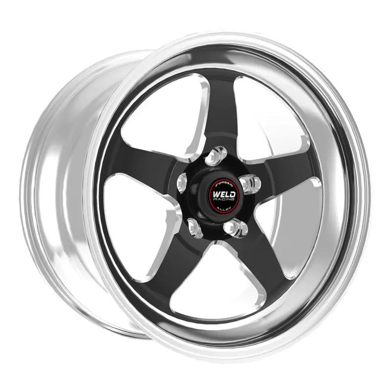 Weld S71 17X8 Inch Black Alloy Wheel – 5X4.75 Bolt Pattern, 4.7In Backspace, High-Pad Finish 2