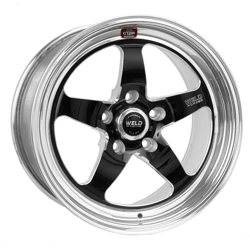 Weld S71 Forged Aluminum Wheel – 18X10", 5X4.75", 3.7" Backspace, Black Finish, Non-Beadlock 1