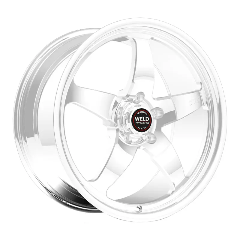 Weld S71 Polished Aluminum Wheel – 20X8", 5X4.75 Bolt Pattern, 5.9" Backspace, Medium Pad Finish 1