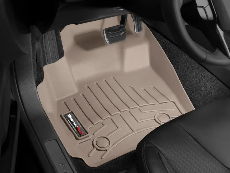 Wt Floorliner Front Floor Mat – Tan, Custom Fit 1