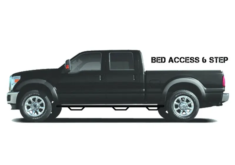 N-Fab Nerf Step For 2017 Ford F-250/F-350 Super Duty Supercab – 6.5Ft Bed, Gloss Black, 3-Inch Width 1