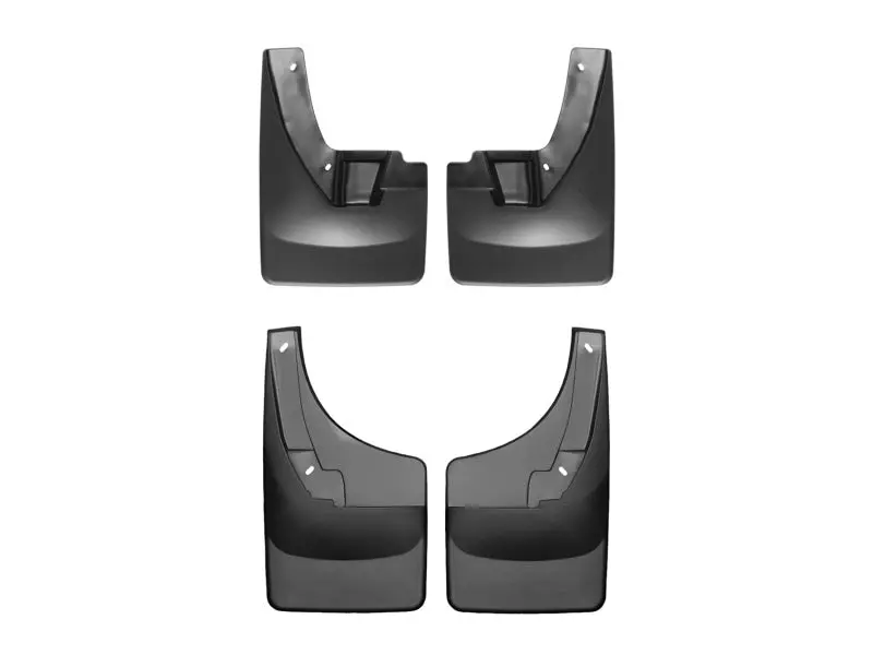Weathertech No-Drill Mud Flaps For 2009–2011 Dodge Ram 1500 – Black Fit 1